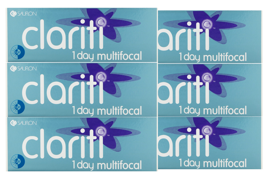 Multifokale Tageslinsen Clariti 1 day multifocal 2 x 90 Tageslinsen Sparpaket 3 Monate von Cooper Vision