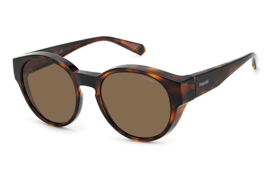 Brillenmarken Polaroid Suncovers 9017/S 086 SP Havanna Sonnenrbille