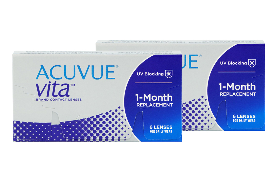 Sphärische Kontaktlinsen Acuvue Vita 2 x 6 Monatslinsen