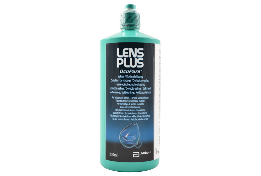 Pflegemittel Lens Plus OcuPure 360 ml Kochsalzlösung