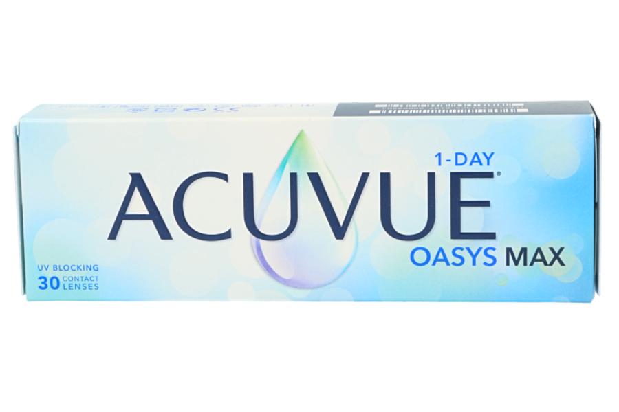 Sphärische Kontaktlinsen Acuvue Oasys MAX 1-Day 30 Tageslinsen
