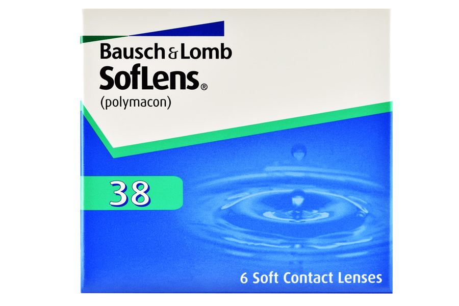 Sphärische Kontaktlinsen SofLens 38 6 Monatslinsen