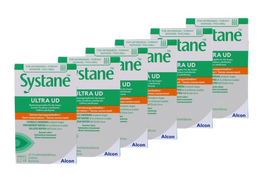 Augentropfen ohne Konservierungsmittel Systane Ultra UD 6 x 30 x 0,7 ml Augentropfen