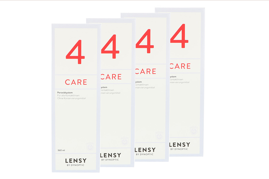 Sparpakete Linsenmittel Lensy Care 4 4 x 360 ml Peroxidlösung