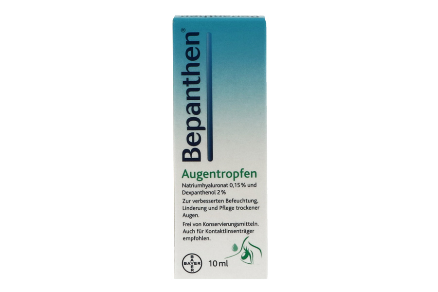 Augentropfen ohne Konservierungsmittel Bepanthen 10 ml Augentropfen