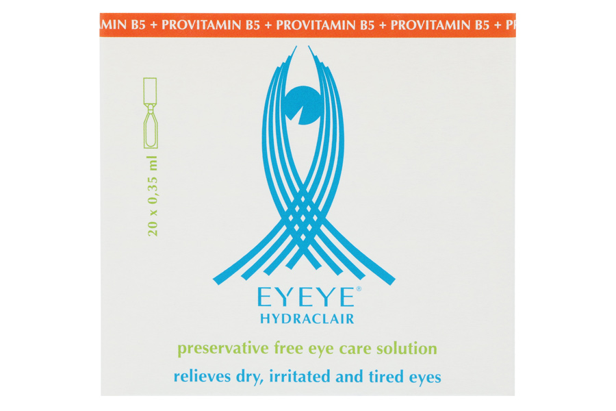 Augentropfen ohne Konservierungsmittel Eyeye Hydraclair 20 x 0,35 ml Augentropfen