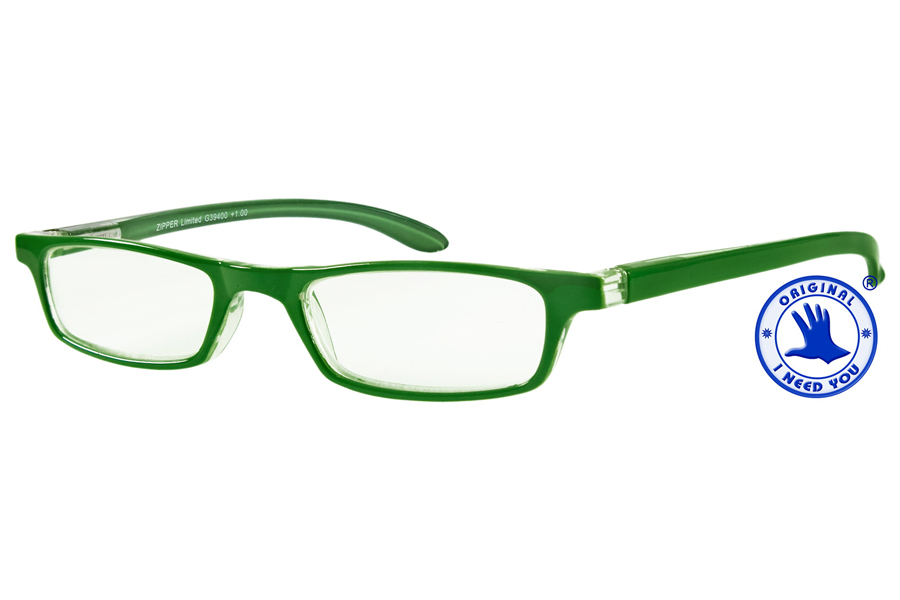 Brillenmarken Zipper Lesebrille in Limited Grün