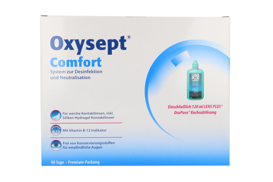 Sparpakete Linsenmittel Oxysept Comfort Multipack 3 x 300 ml Peroxid-Lösung