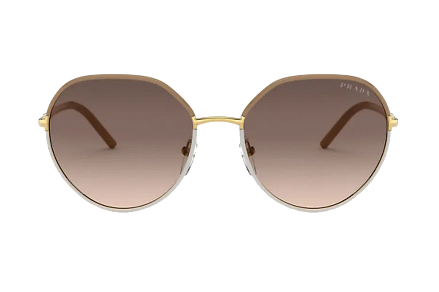 Brillenmarken Prada 65XS 09G-3D0 Beige / Ivory Sonnenbrille
