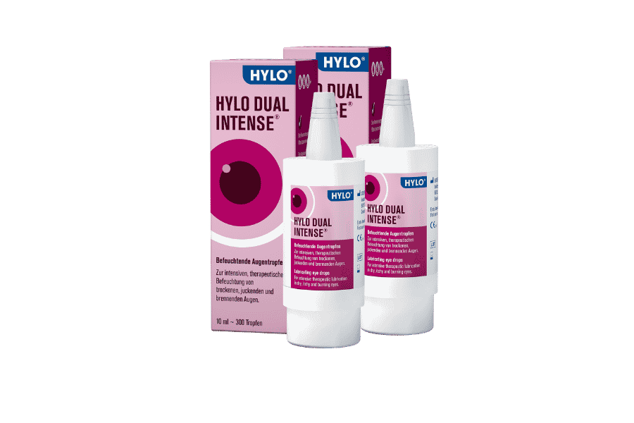 Augentropfen ohne Konservierungsmittel Hylo-Dual Intense 2 x 10 ml Augentropfen
