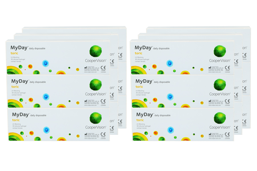 Tageslinsen MyDay daily disposable toric 6 x 90 Tageslinsen Sparpaket 9 Monate