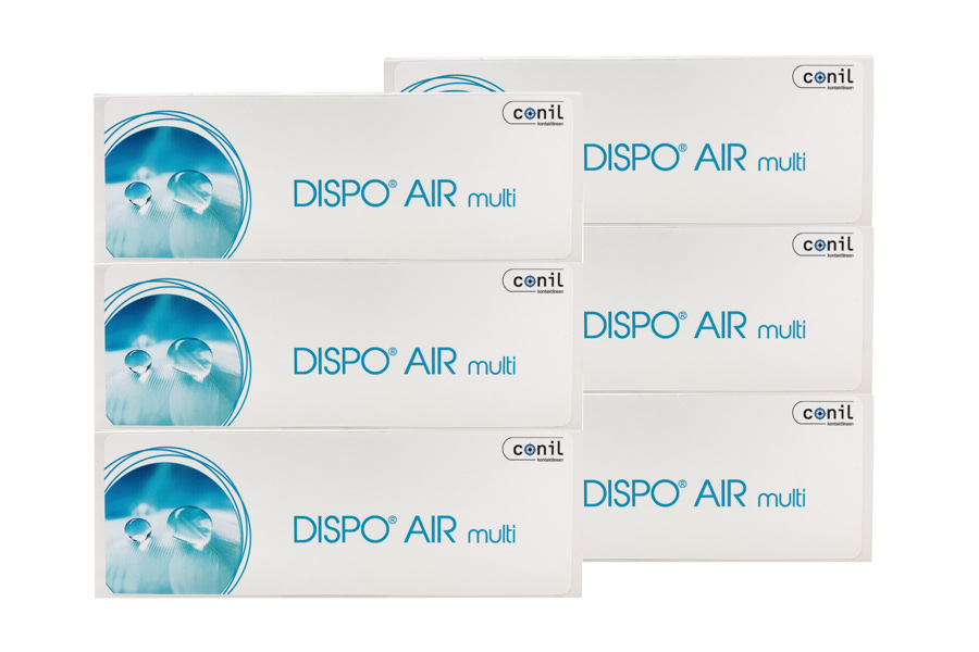 Sphärische Kontaktlinsen Dispo Air multi 2 x 90 Tageslinsen Sparpaket 3 Monate