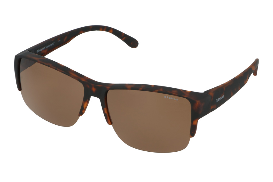 Brillenmarken Polaroid Suncovers P9006S V08HE Brown Havanna Matt Sonnenbrille
