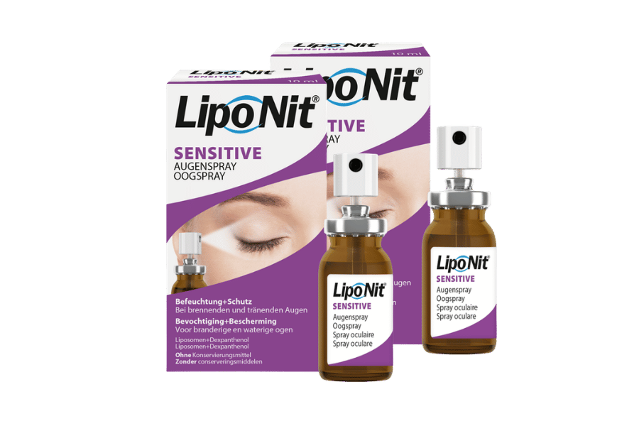 Augentropfen ohne Konservierungsmittel LipoNit Sensitive 2 x 10 ml Augenspray