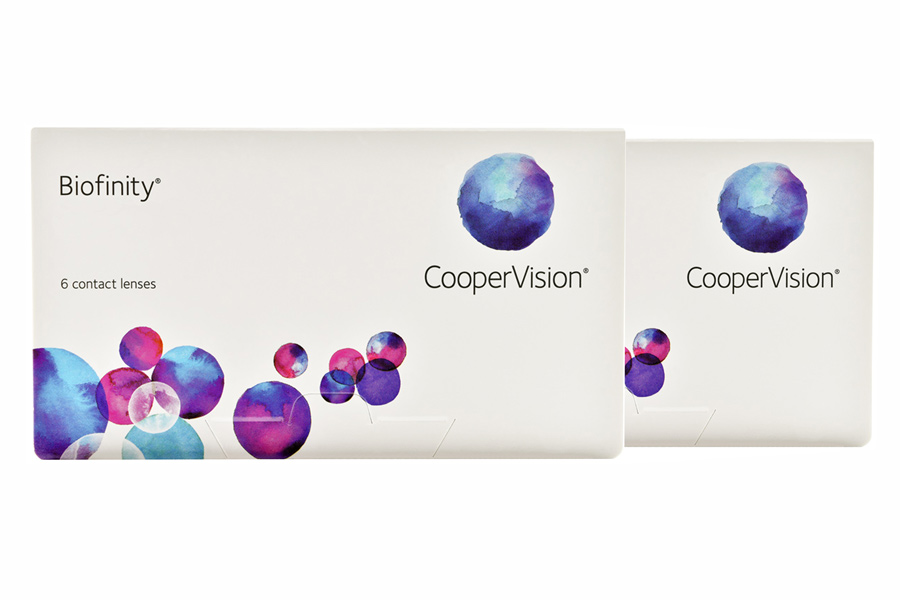 Sphärische Kontaktlinsen Biofinity 2 x 6 Monatslinsen