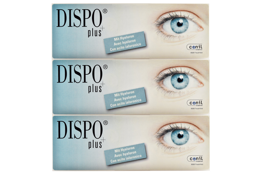 Sphärische Kontaktlinsen Dispo Plus 90 Stück – Tageslinsen von Conil