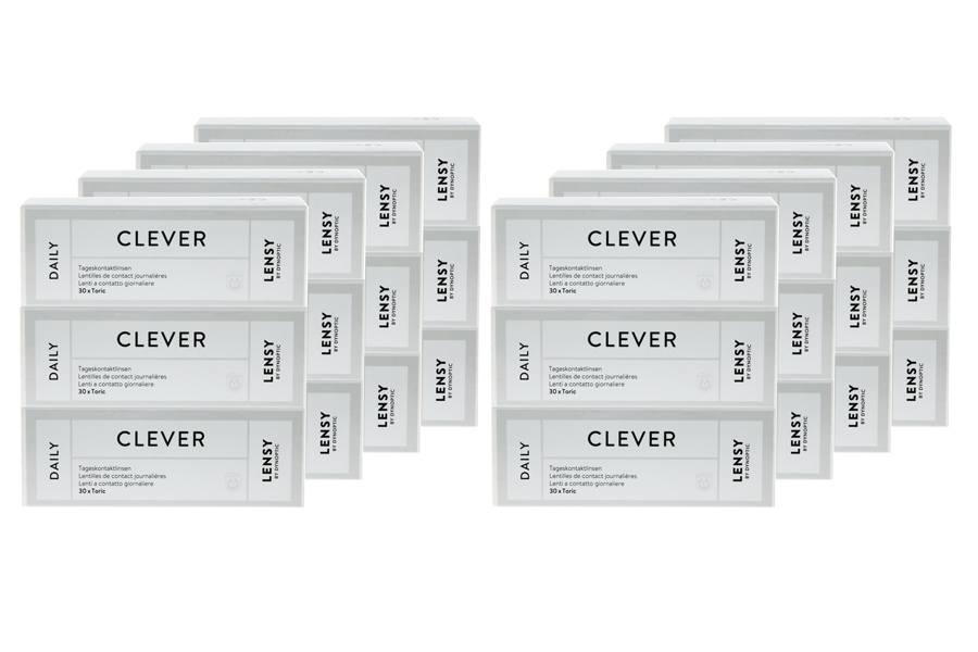 Tageslinsen Lensy Daily Clever Toric 8 x 90 Tageslinsen Sparpaket 12 Monate