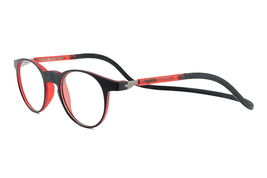 Brillenmarken Slastik Soho 007 Schwarz / Rot Lesebrille