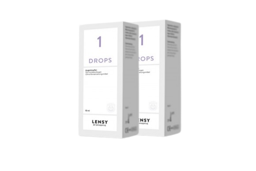Augentropfen ohne Konservierungsmittel Lensy Drops 1 2 x 10 ml Augentropfen
