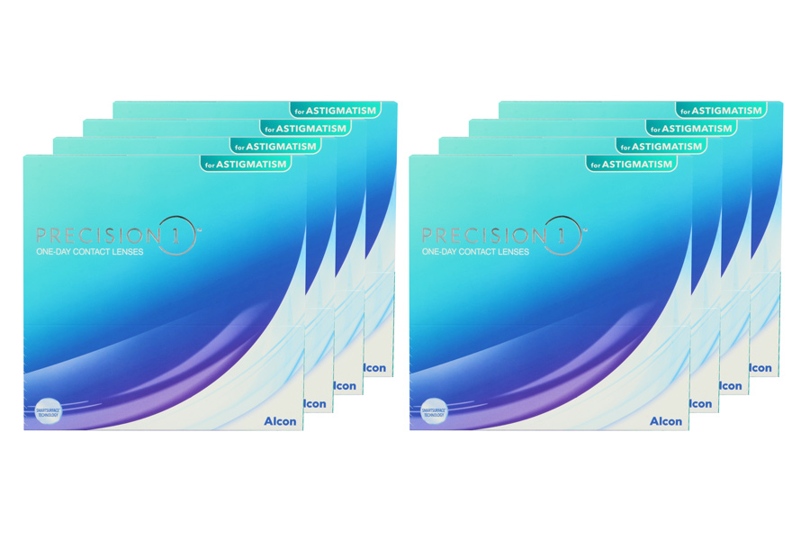 Tageslinsen Precision 1 for Astigmatism 8 x 90 Tageslinsen Sparpaket für 12 Monate