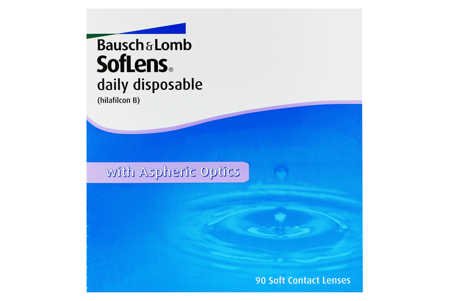 Sphärische Kontaktlinsen SofLens daily disposable 90 Tageslinsen