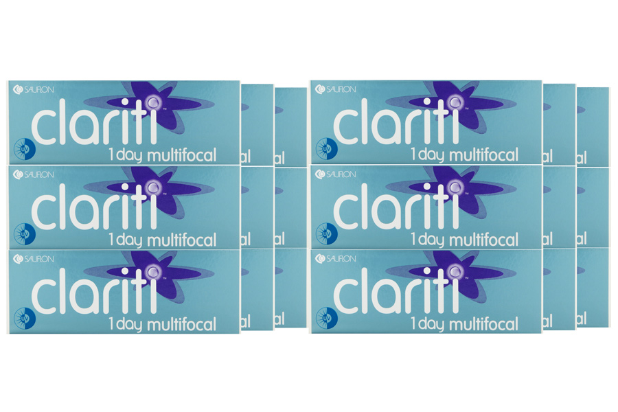 Multifokale Tageslinsen Clariti 1 day multifocal 6 x 90 Tageslinsen Sparpaket 9 Monate von Cooper Vision