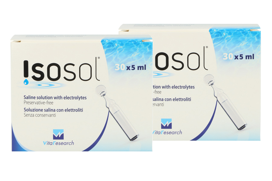 Sparpakete Linsenmittel Isosol Unidosen 2 x 30 x 5 ml Kochsalzlösung