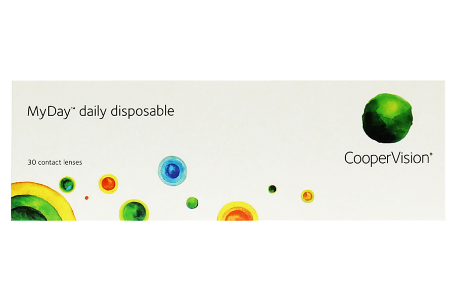 Sphärische Kontaktlinsen MyDay daily disposable 30 Tageslinsen