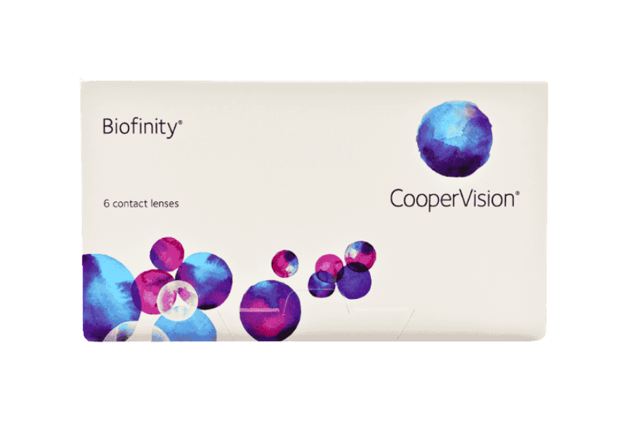 Sphärische Kontaktlinsen Biofinity 6 Monatslinsen Sphärische Kontaktlinsen Biofinity 6 Monatslinsen