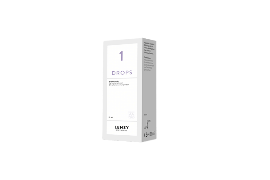 Augentropfen ohne Konservierungsmittel Lensy Drops 1 1 x 10 ml Augentropfen