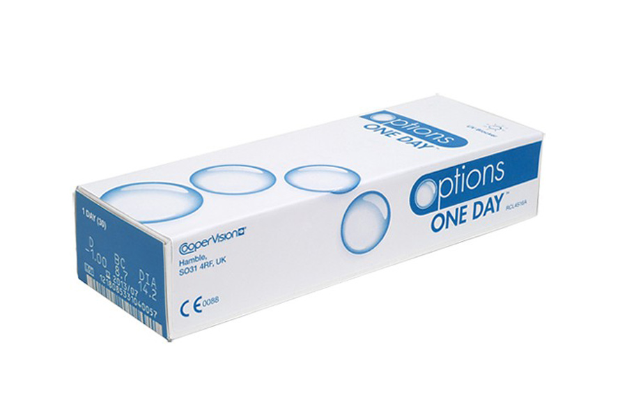 Sphärische Kontaktlinsen options One Day UV 30 Tageslinsen