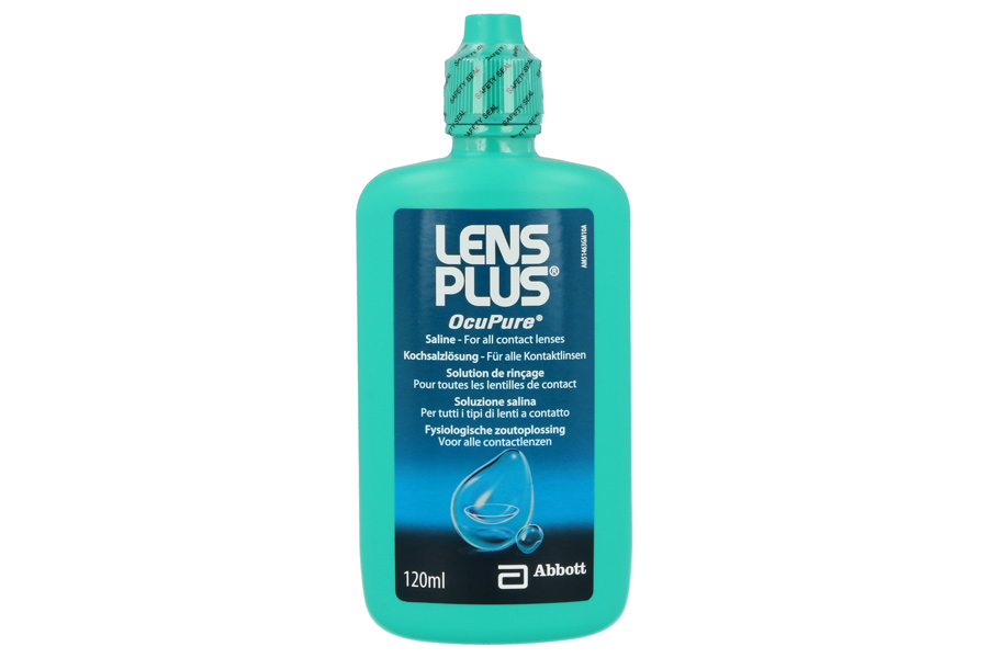 Pflegemittel Lens Plus OcuPure 120 ml Kochsalzlösung