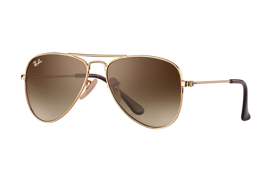 Brillenmarken Ray-Ban 9506S Aviator Junior 223 / 13 Brown Gradient Sonnenbrille