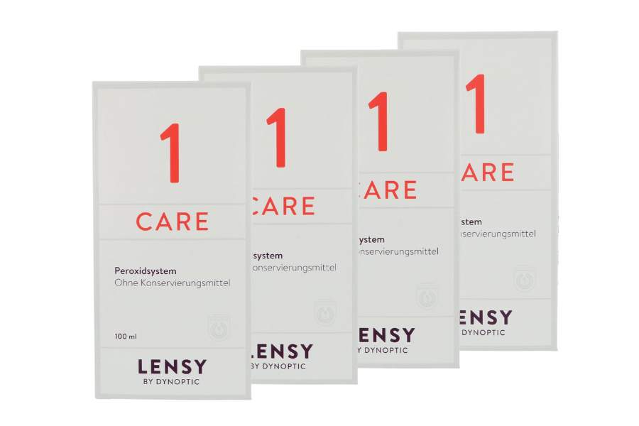Sparpakete Linsenmittel Lensy Care 1 4 x 100 ml Peroxidlösung