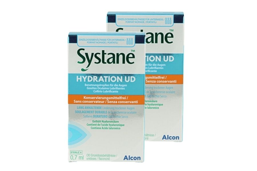 Augentropfen ohne Konservierungsmittel Systane Hydration UD 2 x 30 x 0,7 ml Augentropfen