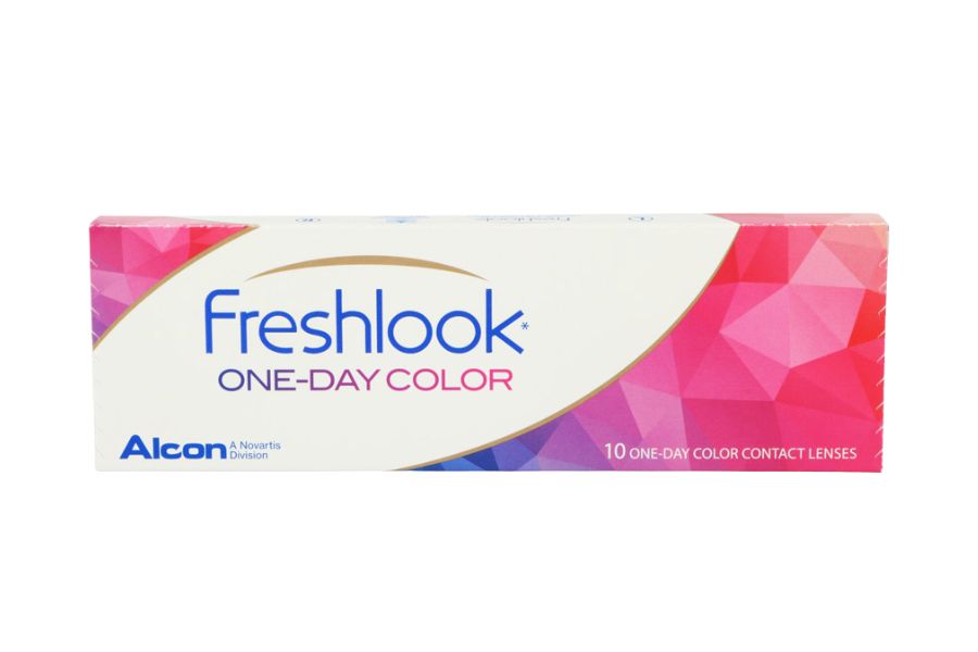 Farbige Kontaktlinsen ohne Stärke Dailies FreshLook Colors One-Day 10 farbige Tageslinsen