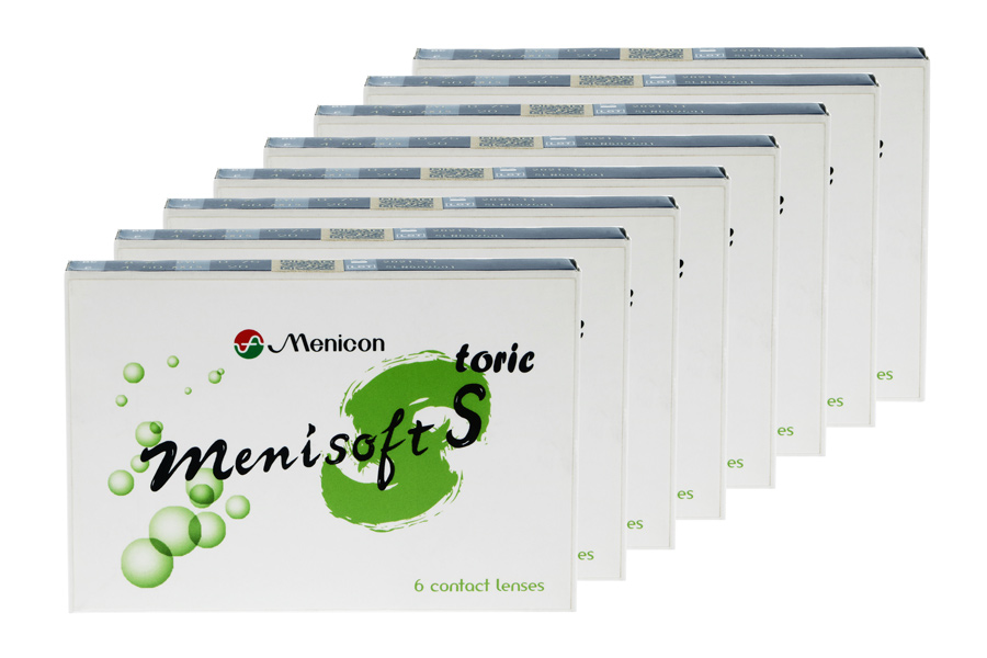 Wochenlinsen Menisoft S toric 8 x 6 Zwei-Wochenlinsen