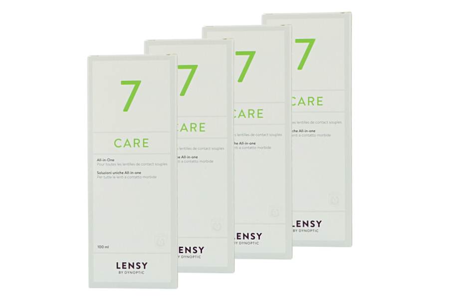 Sparpakete Linsenmittel Lensy Care 7 4 x 100 ml All-in-One Lösung