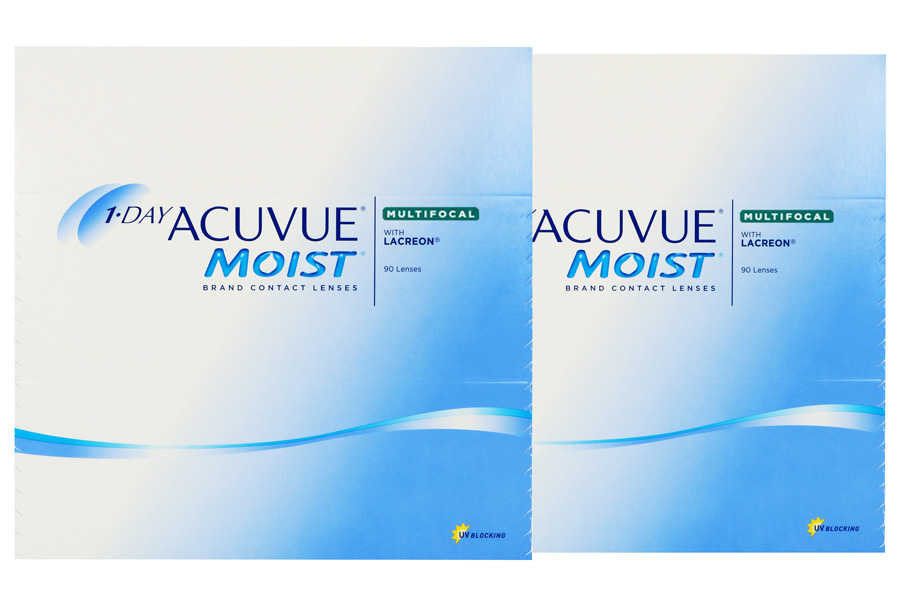 Multifokale Tageslinsen 1-Day Acuvue Moist Multifocal 2 x 90 Tageslinsen Sparpaket 3 Monate