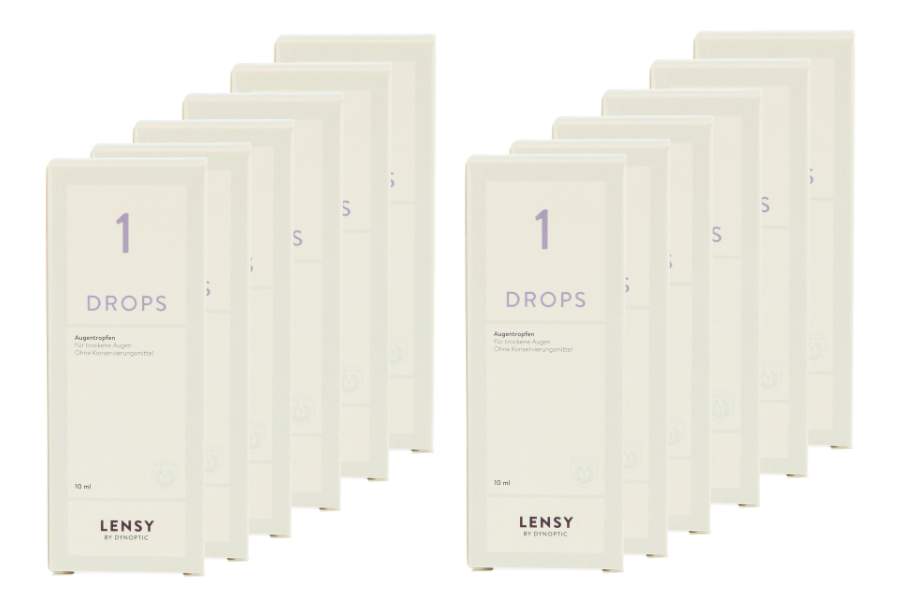 Augentropfen ohne Konservierungsmittel Lensy Drops 1 12 x 10 ml Augentropfen