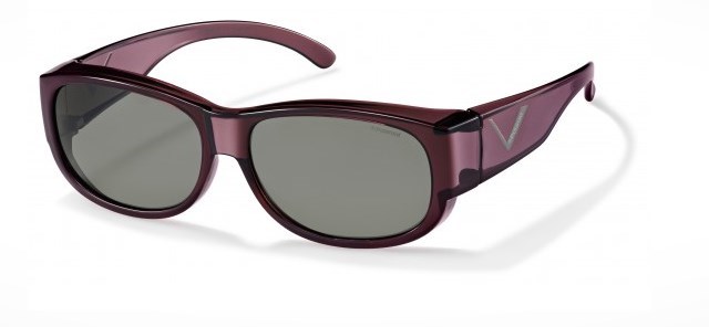 Brillenmarken Polaroid Suncovers P8302C Burgundy Sonnenbrille