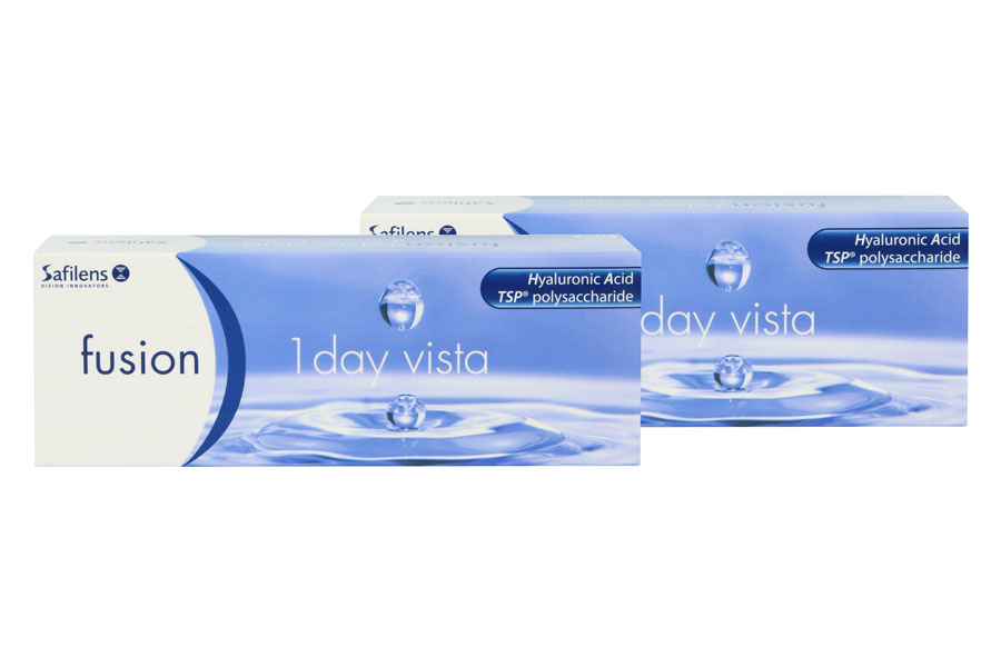 Sphärische Kontaktlinsen Fusion 1 Day Vista 2 x 30 Tageslinsen