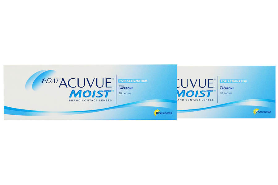 Tageslinsen 1-Day Acuvue Moist for Astigmatism 2 x 30 Tageslinsen von Johnson & Johnson