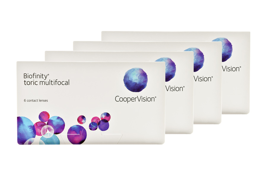 Monatslinsen Biofinity toric multifocal 4 x 6 Monatslinsen von Cooper Vision