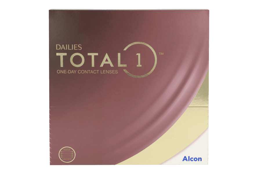 Sphärische Kontaktlinsen Dailies Total 1 90 Stück - Tageslinsen von Alcon / Ciba Vision