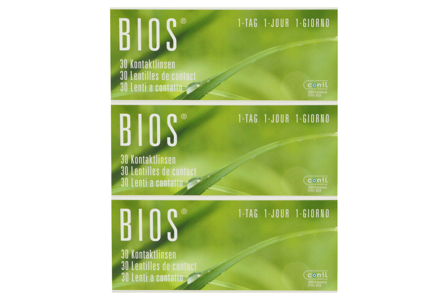 Sphärische Kontaktlinsen Bios 1-Tag 90 Stück - Tageslinsen von Conil
